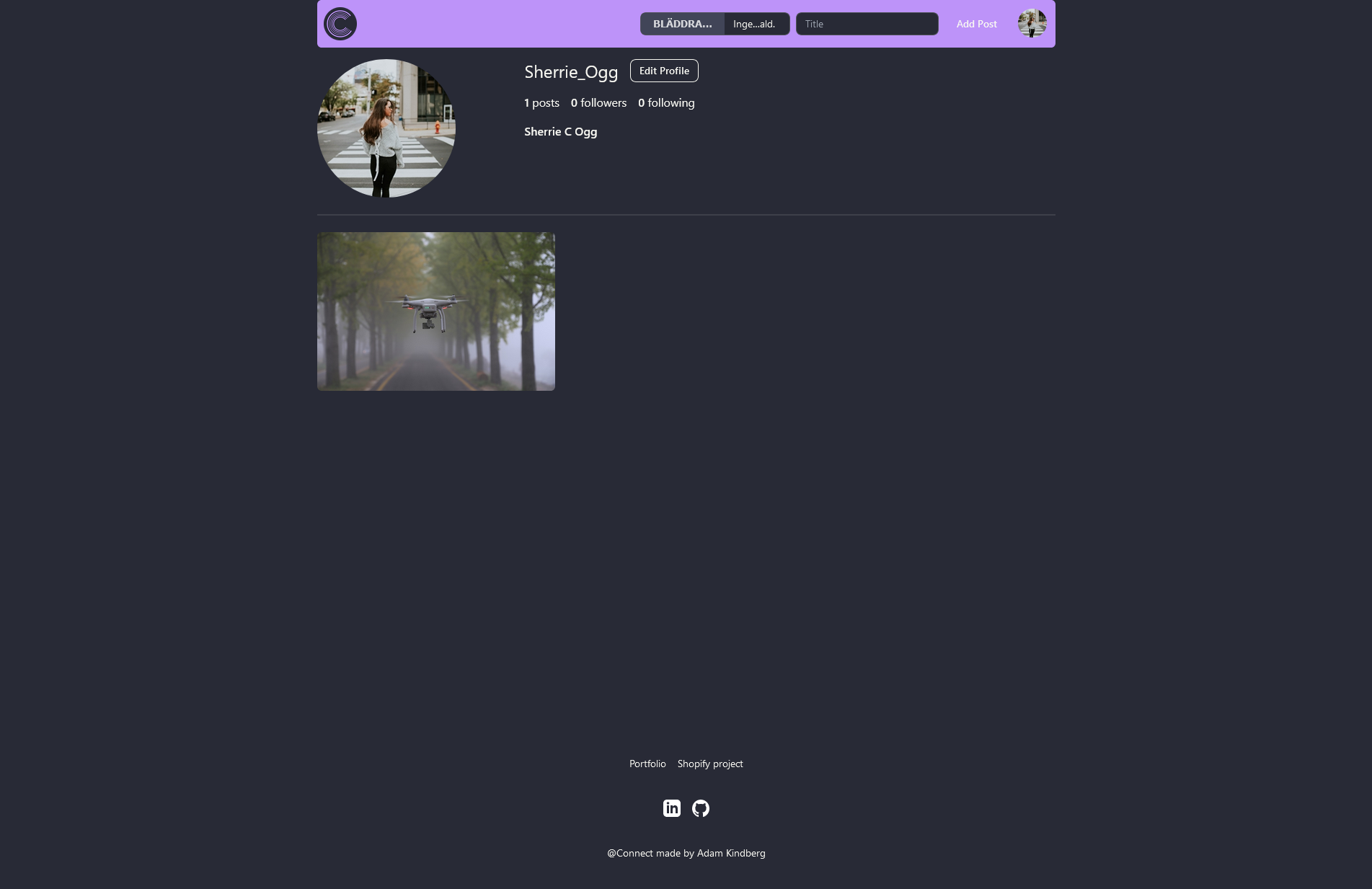 @Connect - A social media platform